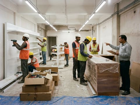 Fit-out and stock
